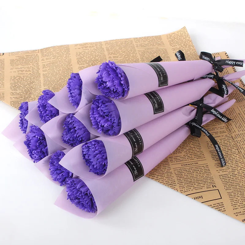 Soap Rose Bouquet Set of 10