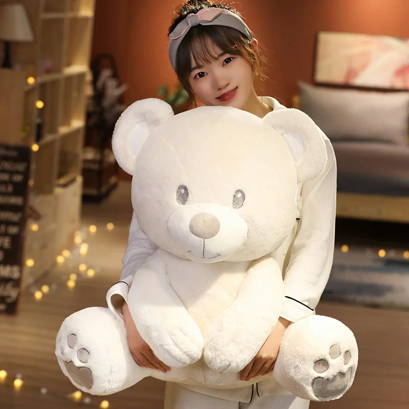 Classic White Teddy Bear Plush Toy 25cm