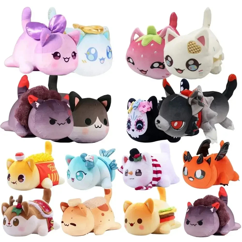 Aphmau Meows Kawaii Cat Plush Toy - Soft Donut & Food Doll Gifts