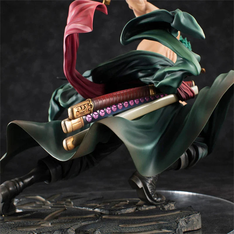 Roronoa Zoro Three-blade Sa-maximum Action Collection Figurine