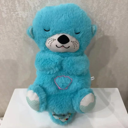 Baby Bear Soothes Otter Plush Toy - Musical Sleep Companion for Kids