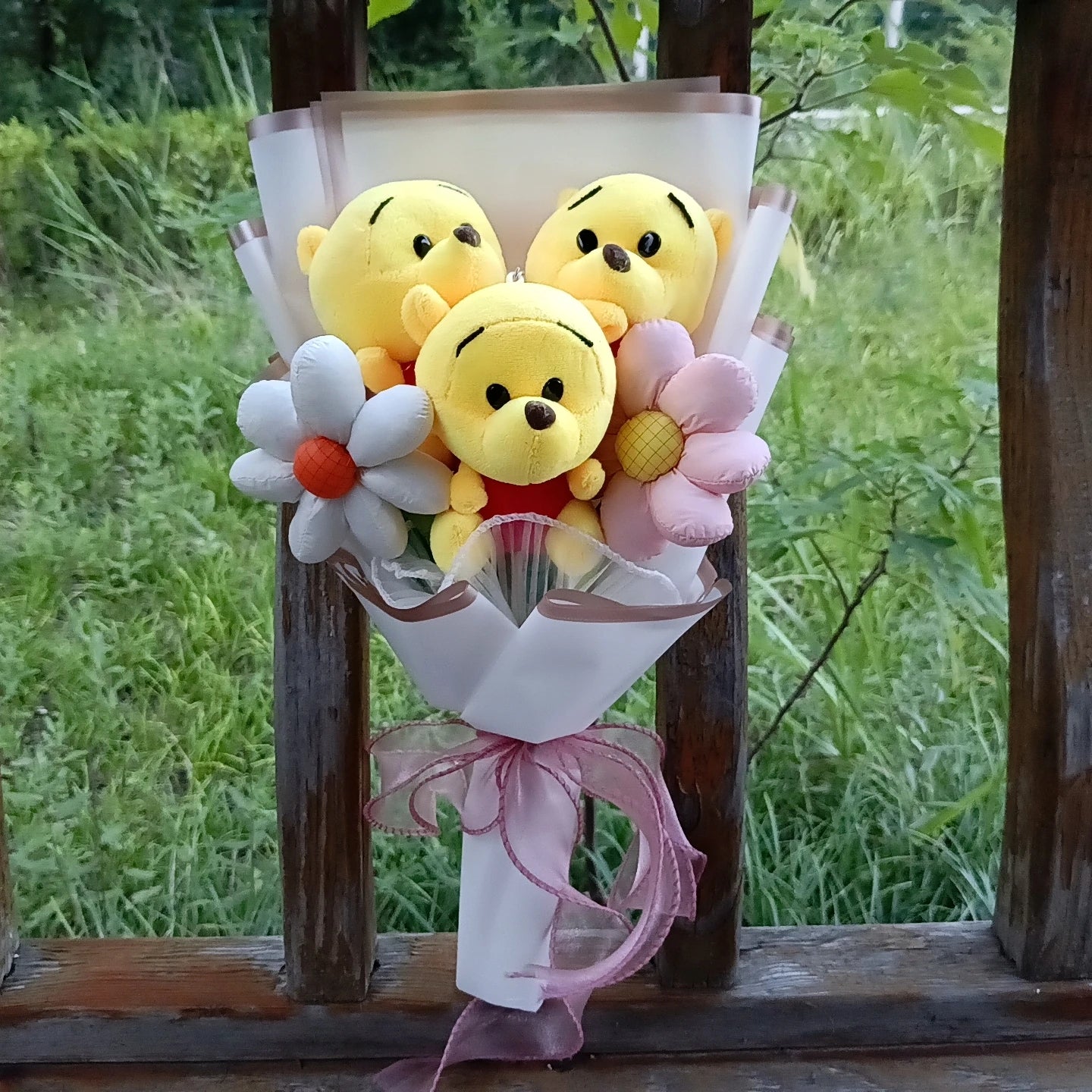 Winnie the Pooh Piglet Plush Bouquet Soft Toy Gift