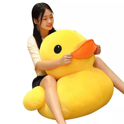 Big Yellow Duck Mini Plush Toy - Adorable Soft Stuffed Animal Gift for Kids