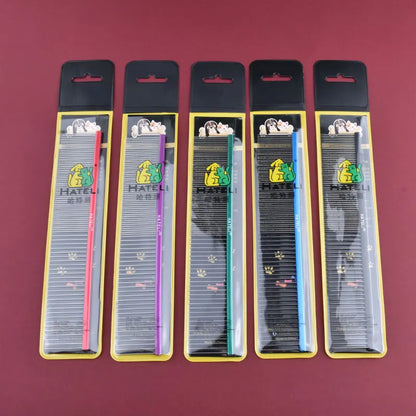 Light Aluminum Pet Comb Professional Dog Grooming Tool 5 Colors