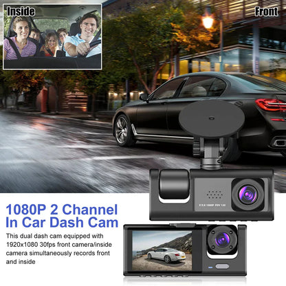 Three Channel Car Hd Dashcam