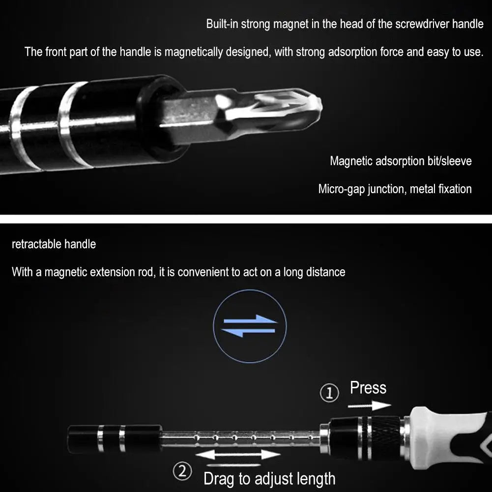 115 In 1 Magnetic Screwdriver Set