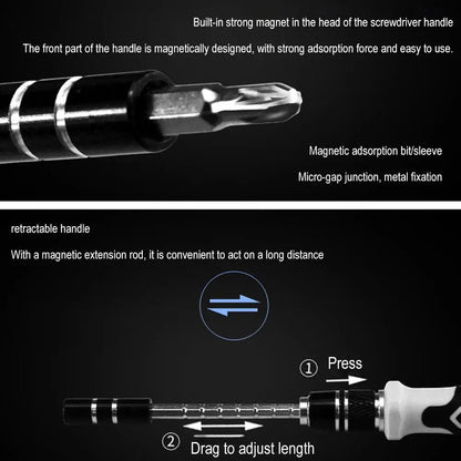 115 In 1 Magnetic Screwdriver Set