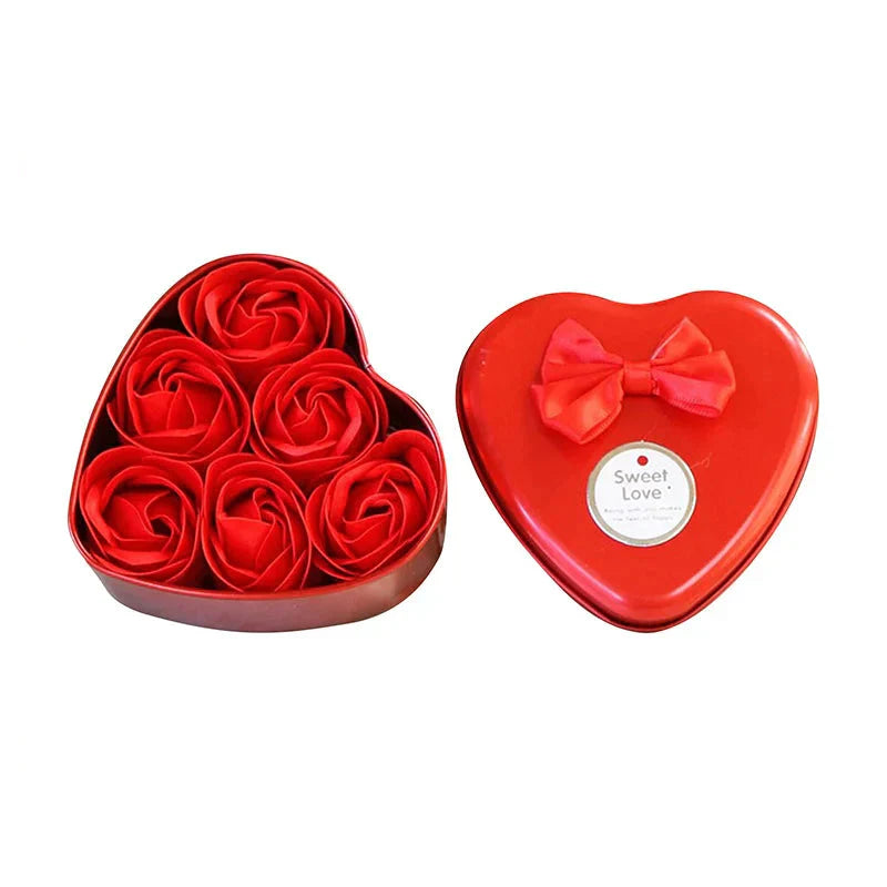 Soap Rose Scented Flower Gift Set for Home Decor and Special Occasions