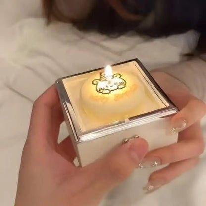 Rotating Surprise Gift Box for Ring Necklace Birthday