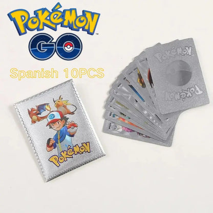 10Pcs Pokemon Cards Vmax GX Color Energy Card