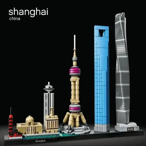 468pcs Big Ben Tower Bridge Building Block