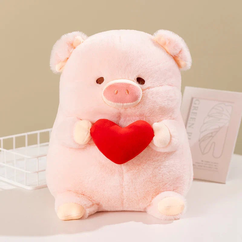 Love Heart Pig Plush Toy