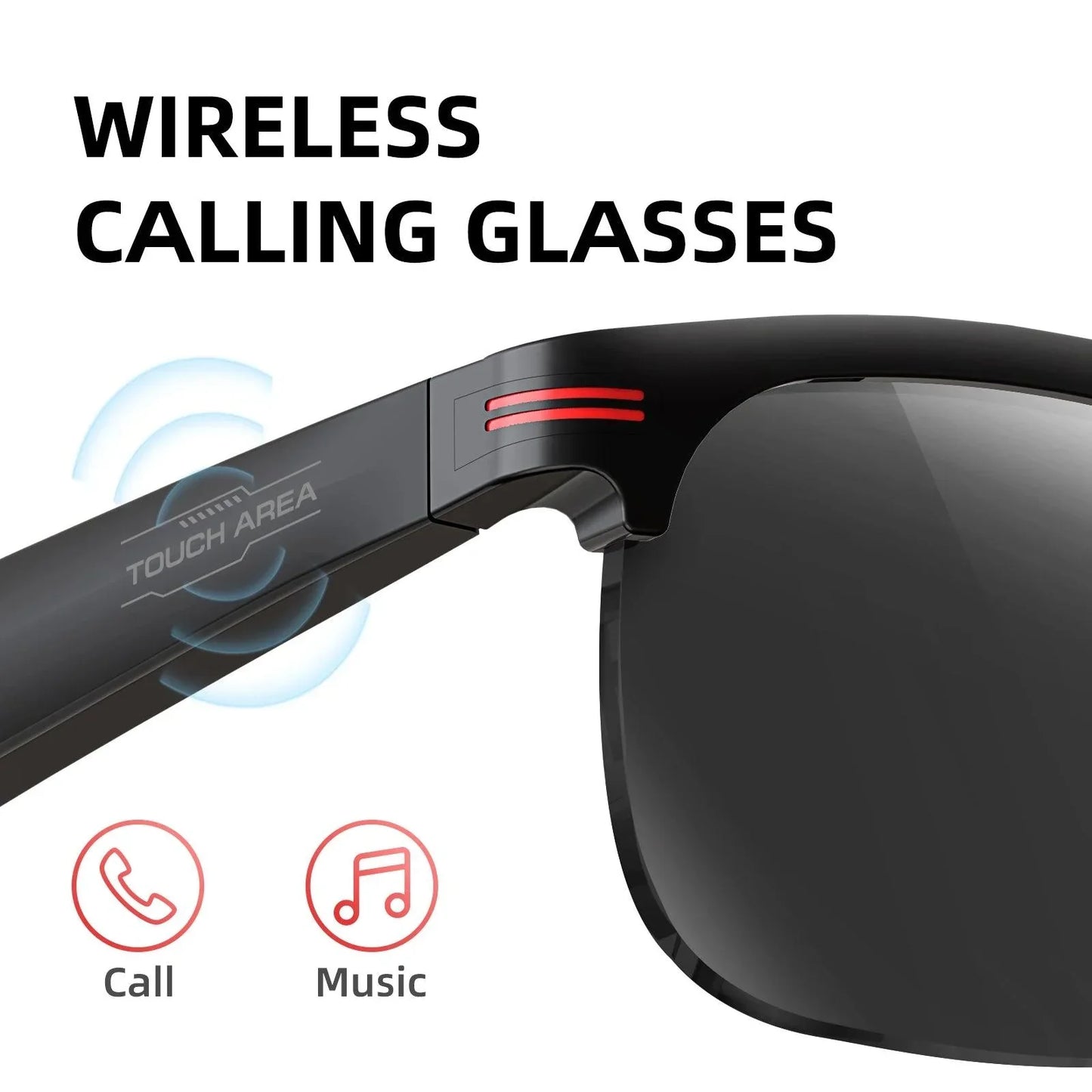 Smart Glasses With Wireless Call And Music