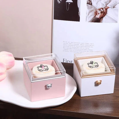 Rotating Surprise Gift Box for Ring Necklace Birthday