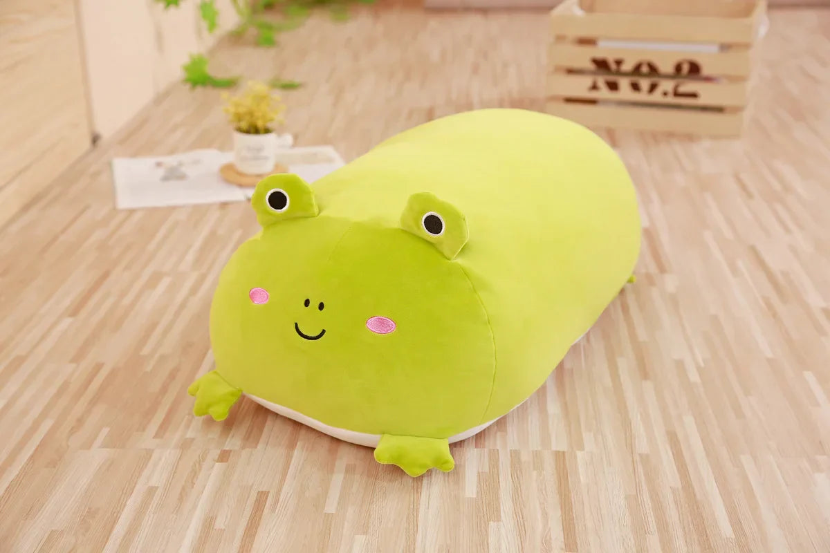 Huge Plush Animal Pillows - Adorable Cat, Piggy & Hamster Cushions