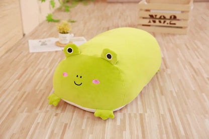Huge Plush Animal Pillows - Adorable Cat, Piggy & Hamster Cushions