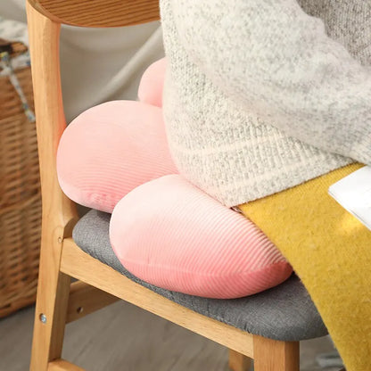 Colorful Flower Plush Pillow Cushion