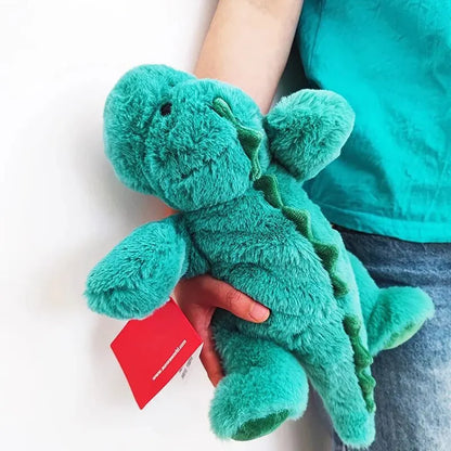 Cute 35cm Green Dinosaur Plush Toy - Soft Comfort Doll for Kids' Gifts