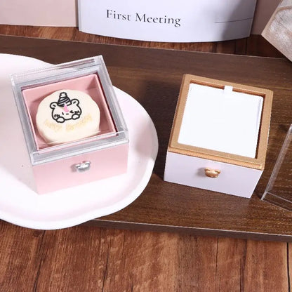 Rotating Surprise Gift Box for Ring Necklace Birthday