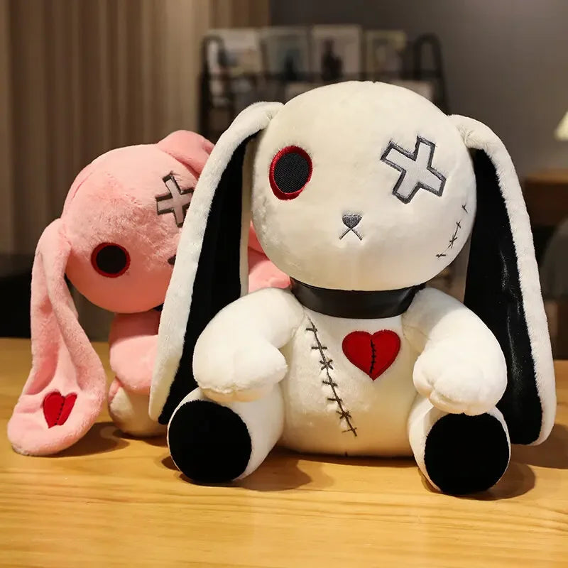 Creepy Goth Bunny Plushie