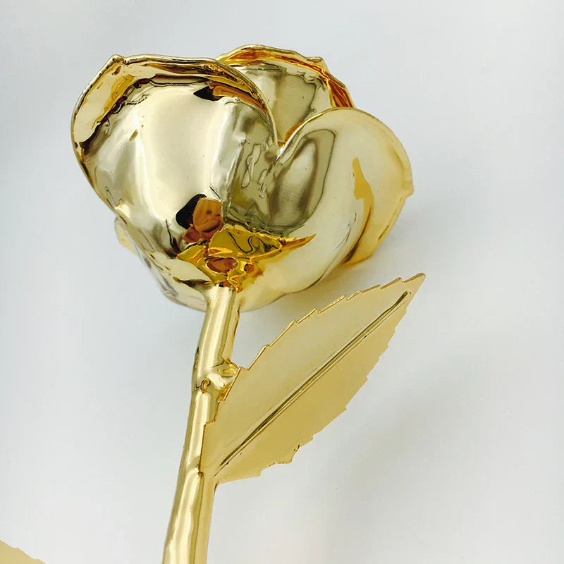 24K Gold Plated Preserved Rose Gift for Wedding & Birthday