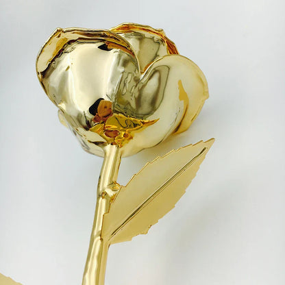 24K Gold Plated Preserved Rose Gift for Wedding & Birthday