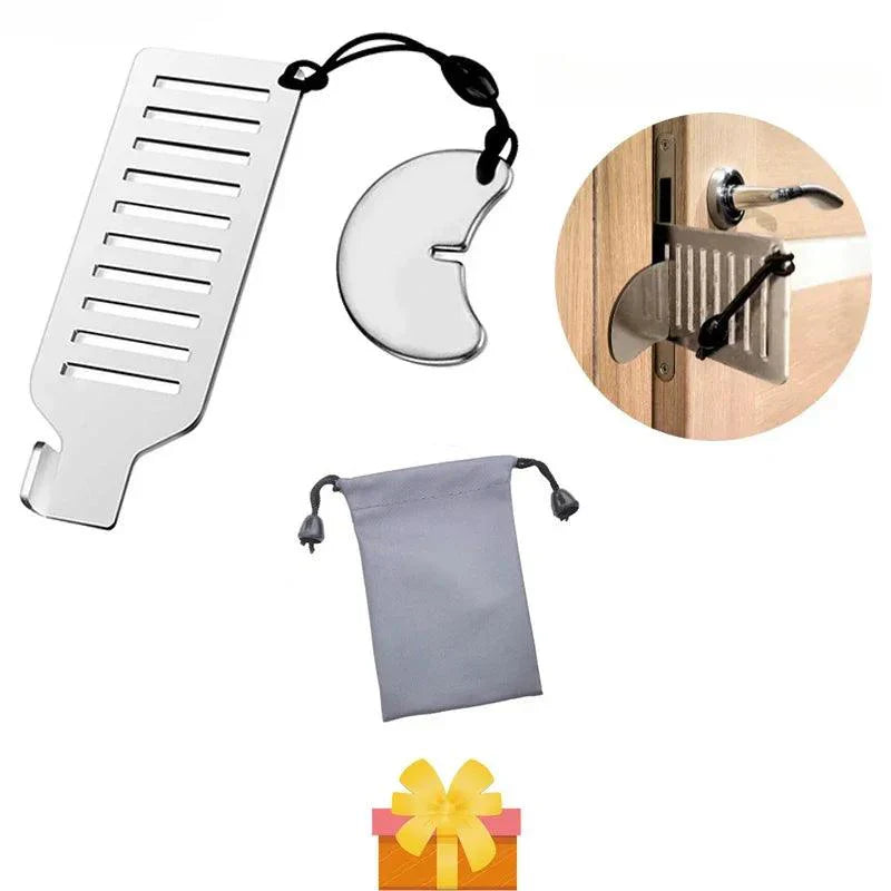 Portable Lock For Hotel Room Travel Anti-Theft Door Stopper
