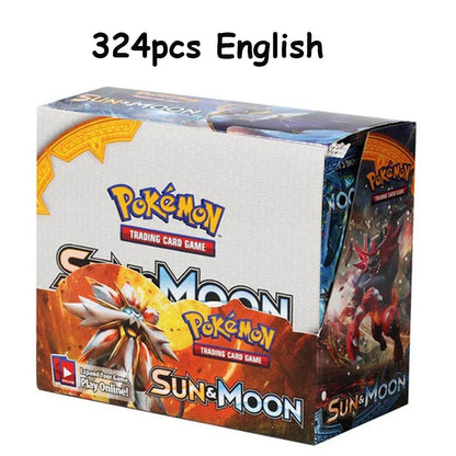 324Pcs Pokemon Cards Sun & Moon XY Evolutions Pokemon Booster Box Collectible Tradiner Card Game
