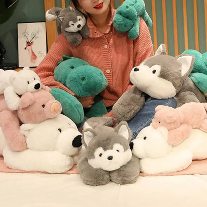 Cuddly Polar Bear Plush Toy - Soft, Foldable & Perfect for Kids' Gifts!