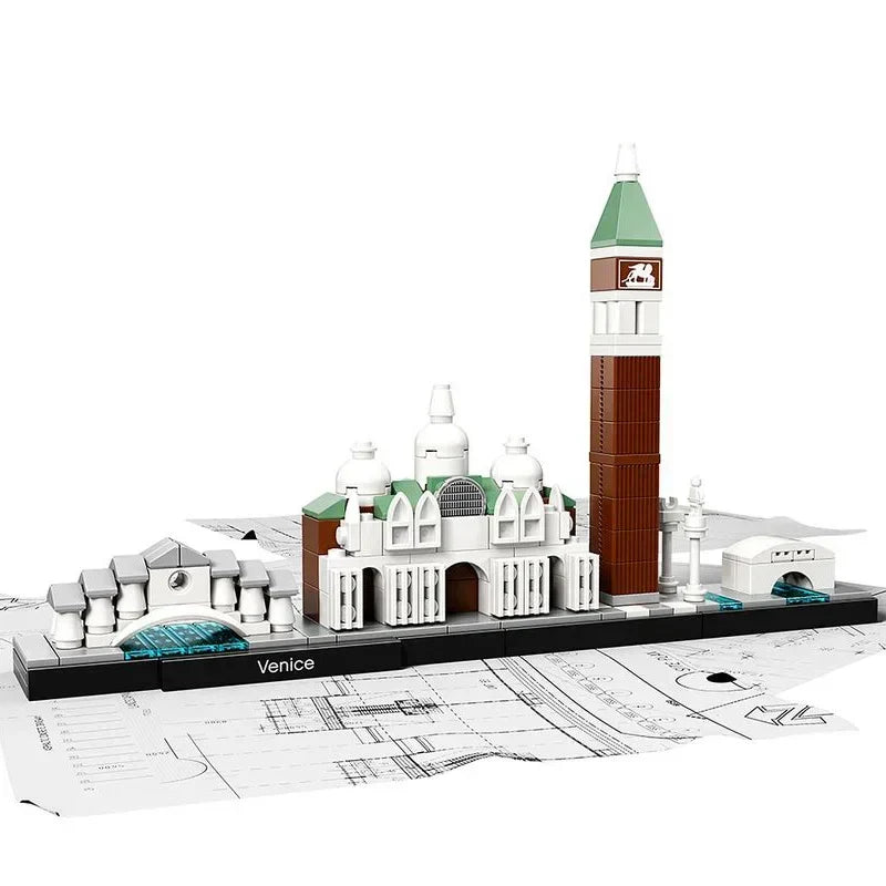 468pcs Big Ben Tower Bridge Building Block