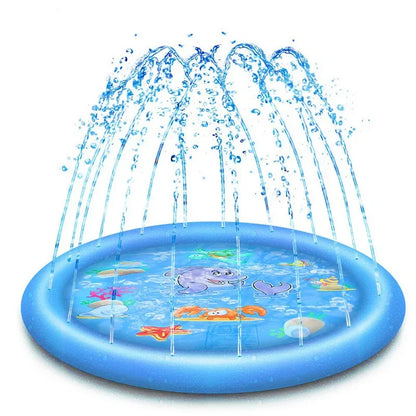 Summer Pet Pool - 150/170cm Inflatable Sprinkler Pad for Dog