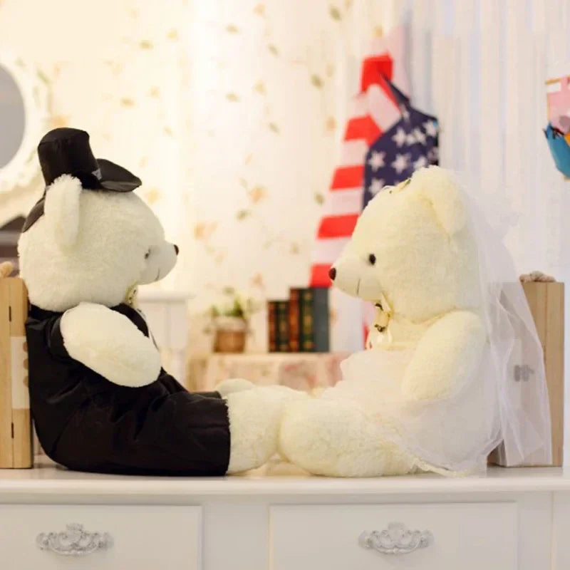 Couple Bear Wedding Plush Toys