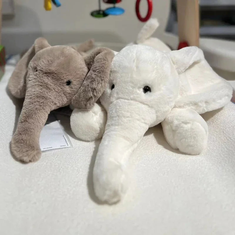 Ultra Soft Grey Elephant Plush with Flappy Ears