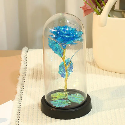 Eternal Rose LED Glass Flower Display
