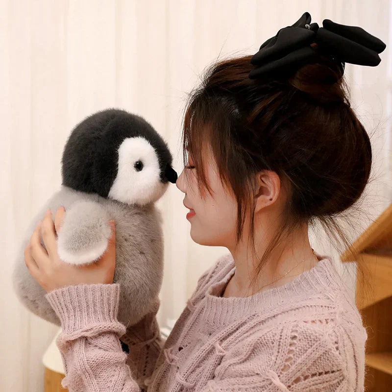 Kawali Fluffy Penguin Plush Toy - Soft Stuffed Animal for Kids and Gifts