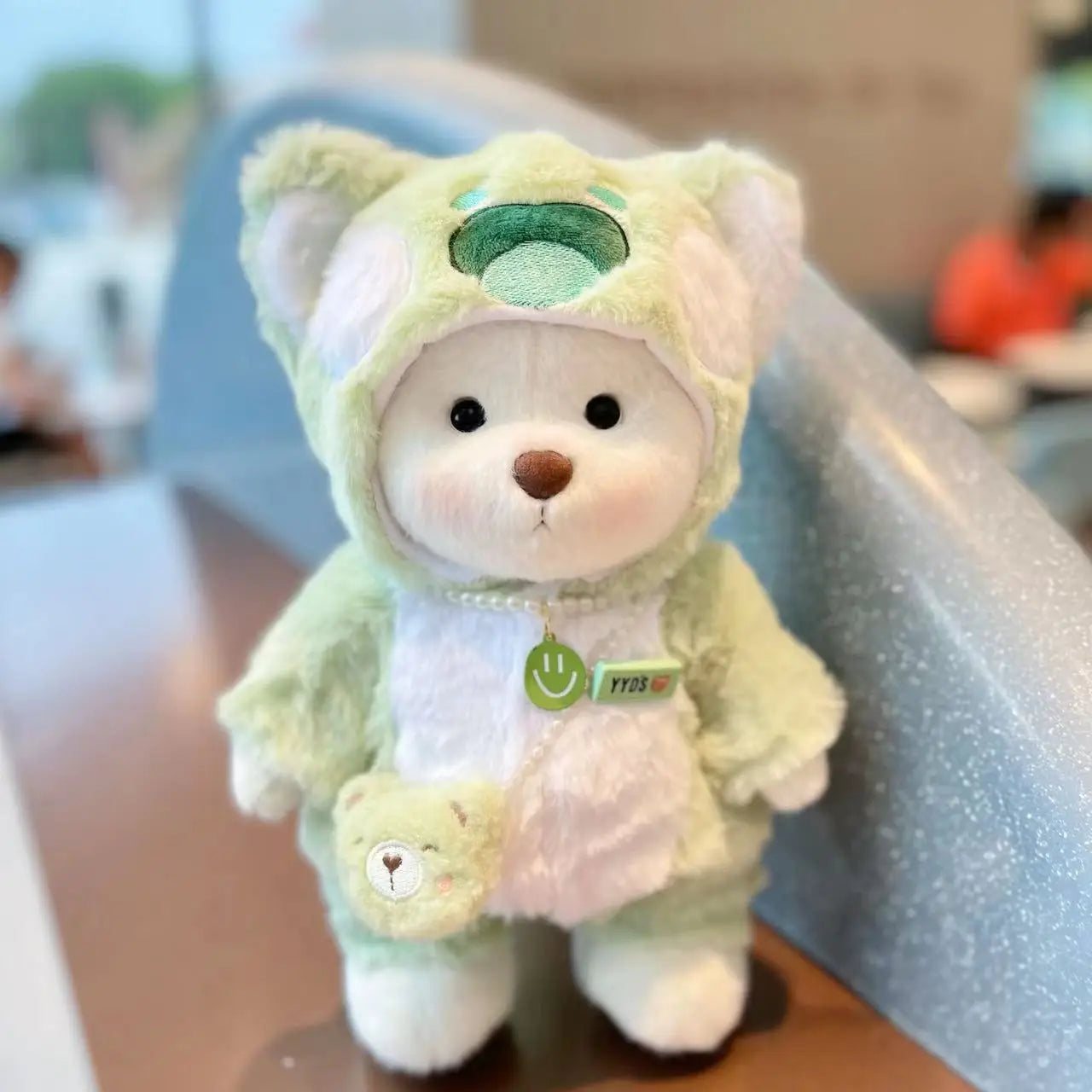 Handmade Teddy Bear Plush Doll with Outfit 30cm