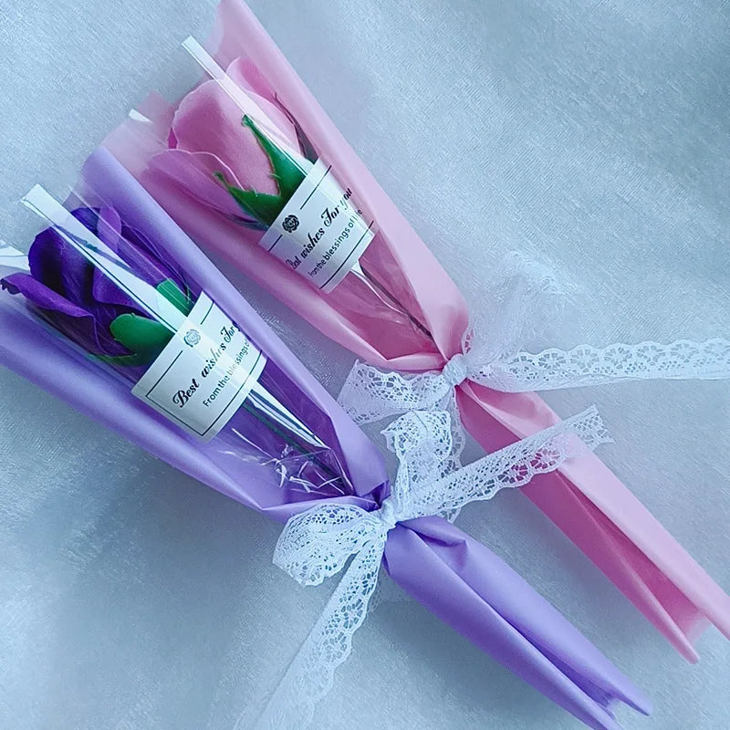 Artificial Soap Rose and Carnation Flowers for Wedding, Home, and Special Occasion Decoration