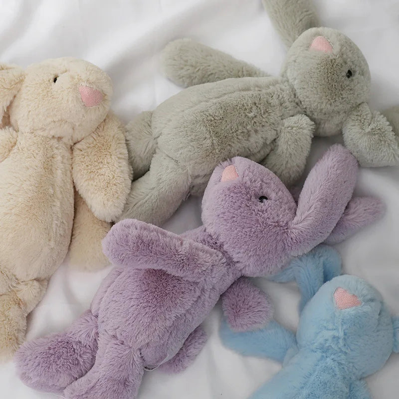Shy Bunny Plush Toy Soft Floppy-Ear Gift for Girls