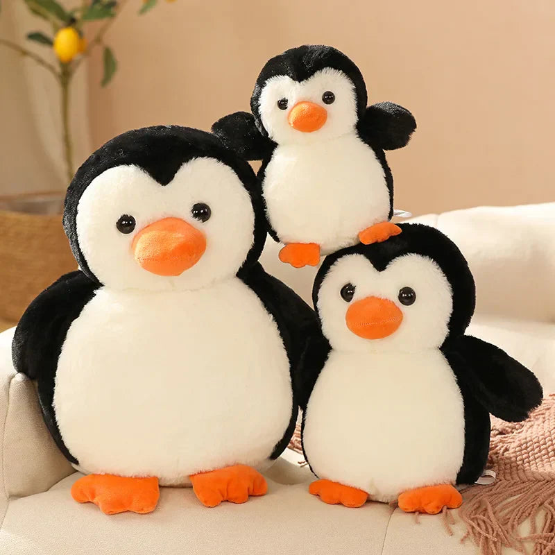 Kawaii Penguin Plush Toy - Soft Huggable Stuffed Animal for Kids