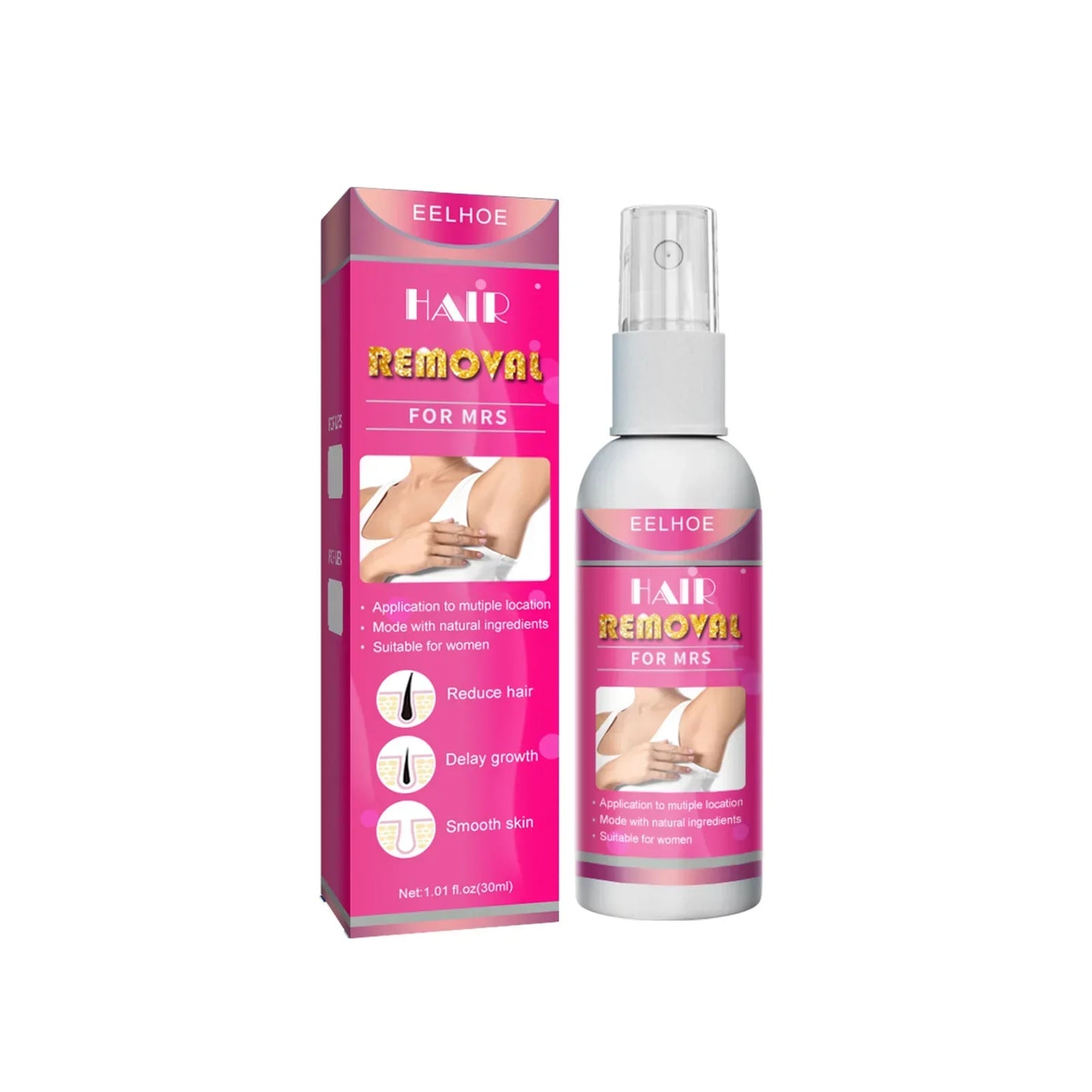 Semi-Permanent Hair Removal Spray