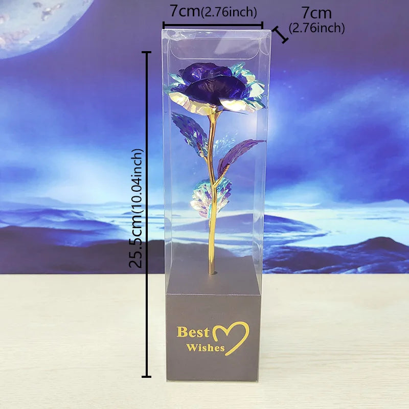 Galaxy Eternal Gold Rose Decorative Flower