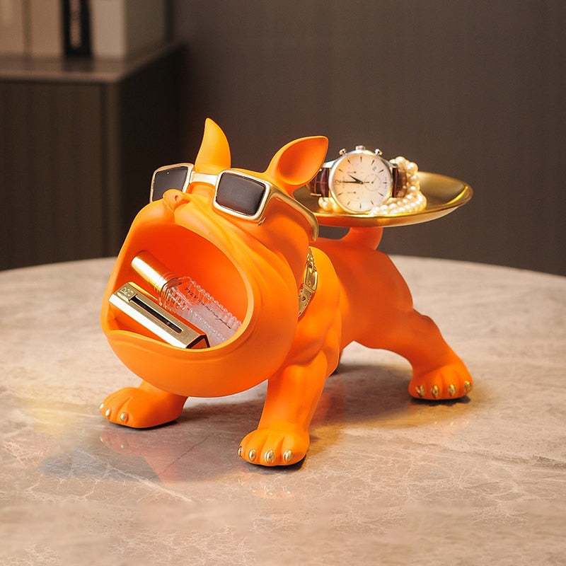 Big Mouth French Bulldog Statue
