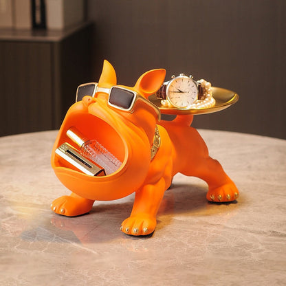 Big Mouth French Bulldog Statue