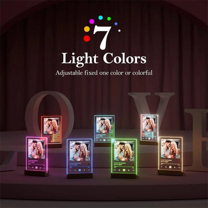 Custom Acrylic Music Photo Plaque