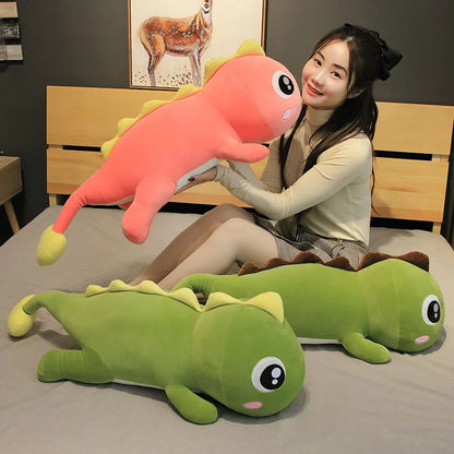 Giant 60cm Kawaii Dinosaur Plush Toy - Soft Pillow & Fun Decor for Kids
