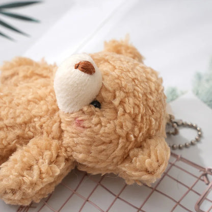 Blush Bear Plush Keychain
