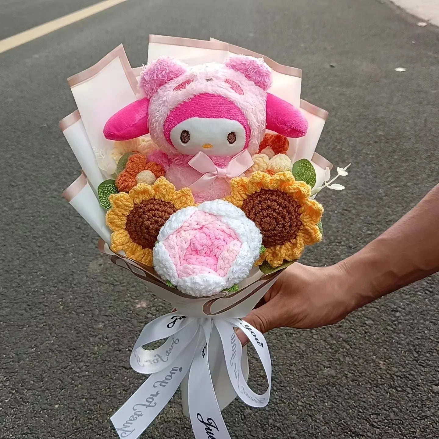 Kuromi Plush Flower Bouquet Soft Toy Gift for Girls
