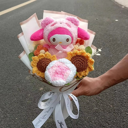 Kuromi Plush Flower Bouquet Soft Toy Gift for Girls