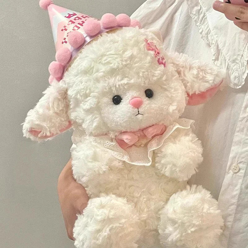 Cute 25cm Plush Sheep Toy Soft Birthday Gift for Kids