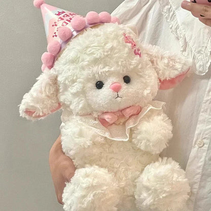 Cute 25cm Plush Sheep Toy Soft Birthday Gift for Kids